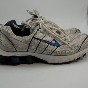 Nike Shox Blue Gray White Womens 11 Zoom Air NZ